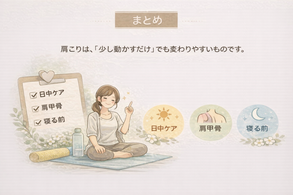 ママの肩こりを根本改善｜原因とストレッチ完全ガイド